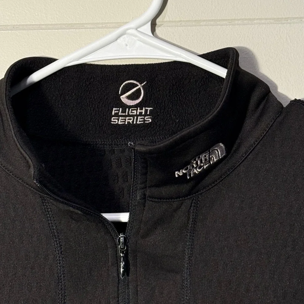 The North Face Flight Series Mens Black 1/2 Zip Pullover Fleece Large Reversible